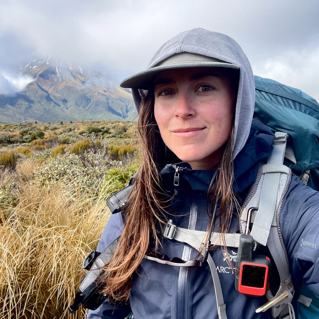 Marion Tucker on a backcountry trail